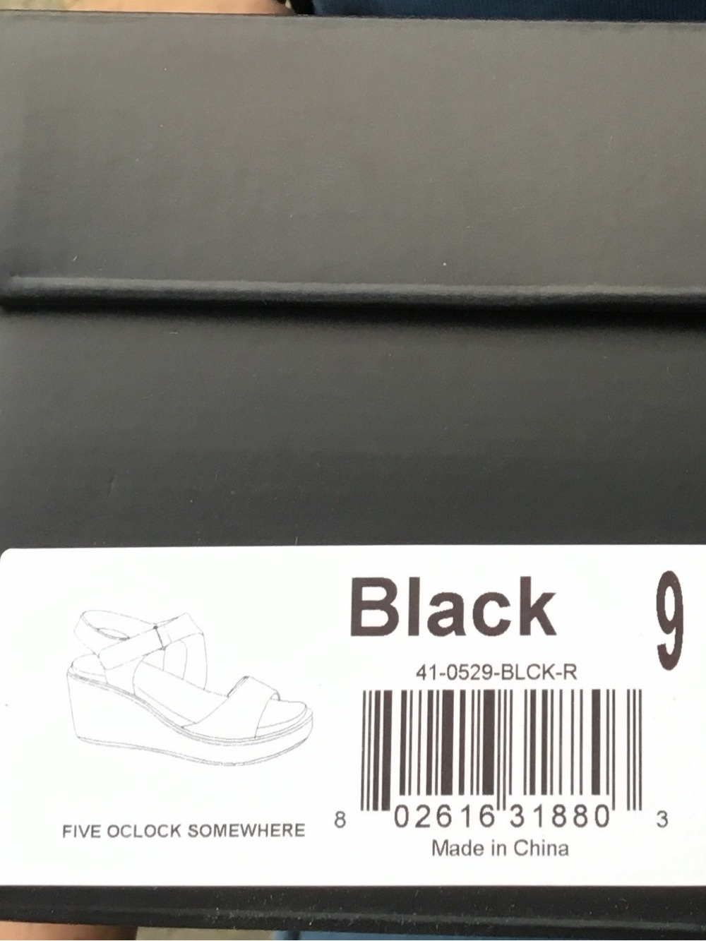 Corky's Footwear Five O'Clock Somewhere - Black - Picture 8 of 8